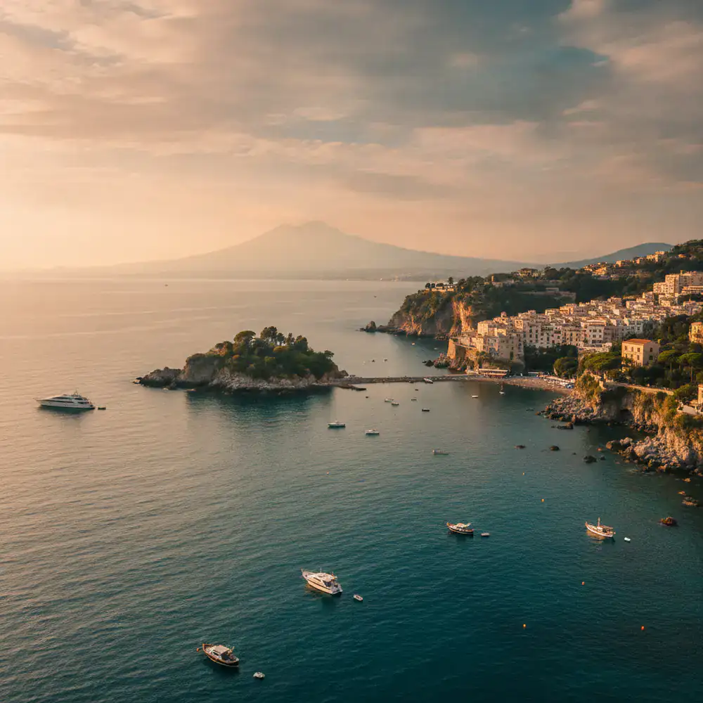 Baia di Taormina vista dal mare